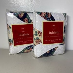 Set of Two Quilted Standard Shams nwot